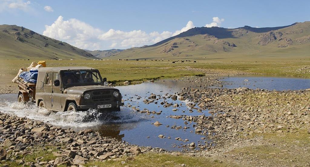 Un viaje en vehículo a Mongolia