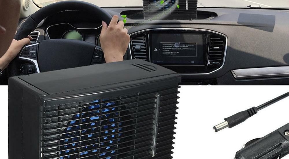 Die tragbare Klimaanlage im Auto