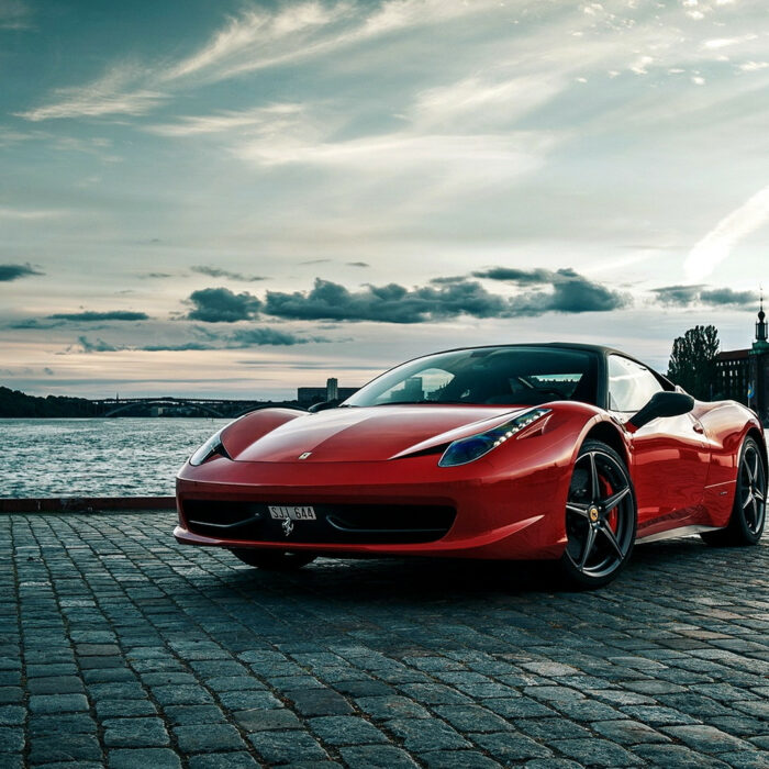 Enzo Ferrari and his creation