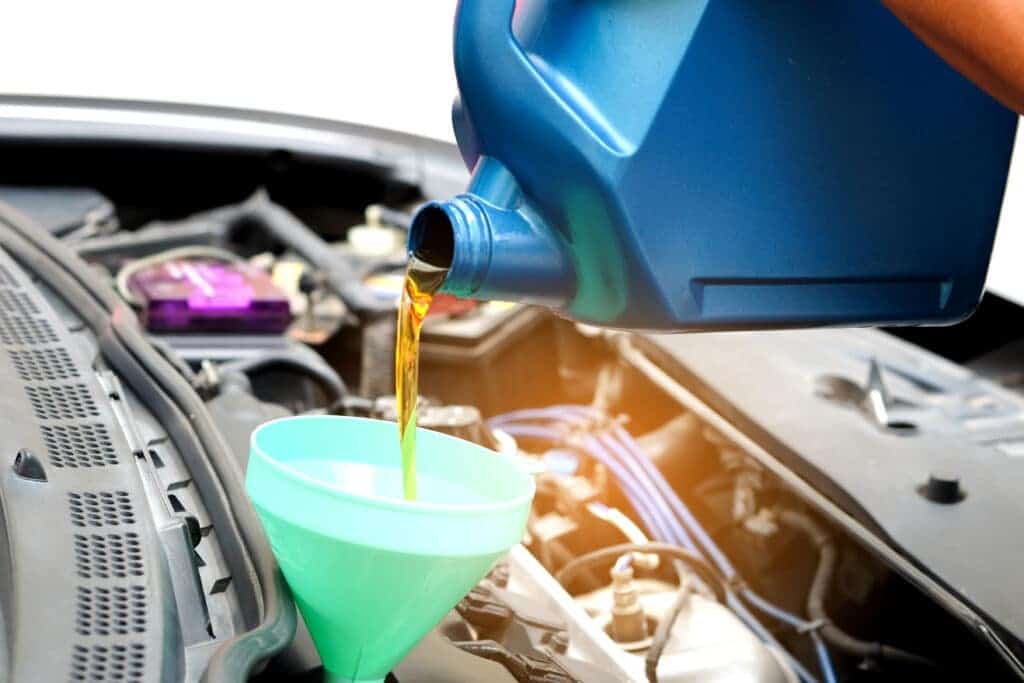 Engine oil change guide