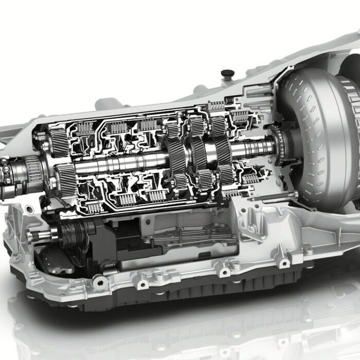 Automatic transmission with a torque converter: arrangement and features