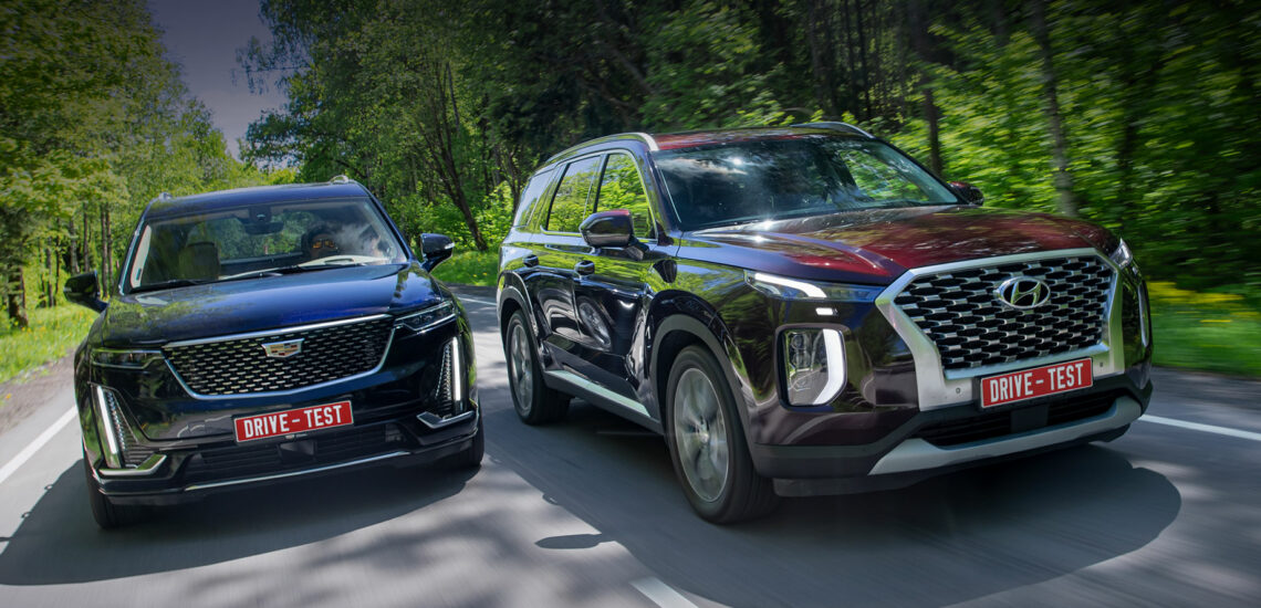 Evaluating the Hyundai Palisade from the Cadillac XT6 crossover level