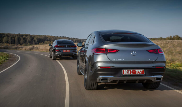 BMW X6 M50d vs Mercedes-Benz GLE 400d Coupe: Melyik dízel coupe-SUV nyer?