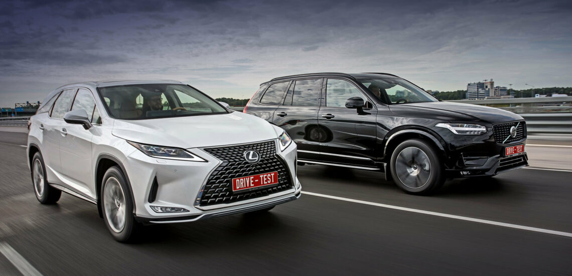 Comparing seven-seat giants Lexus RX 350L and Volvo XC90