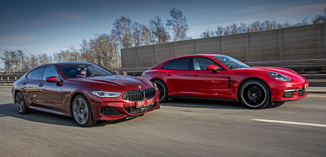 Correlating the BMW 840i Gran Coupe with the Porsche Panamera 4 hatch