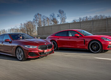 BMW 840i グランクーペとポルシェ パナメーラ 4 ハッチバックの相関比較