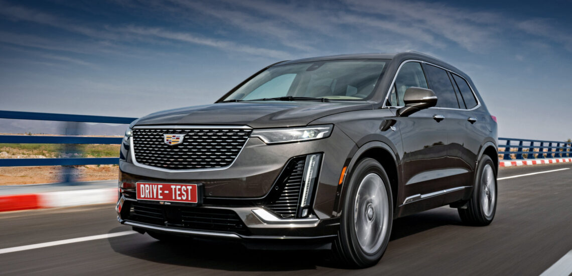 Kicking up dust on Moroccan roads in the Cadillac XT6 crossover