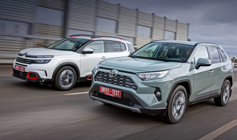 Сравнение на кросоувърите Toyota RAV4 и Citroen C5 Aircross