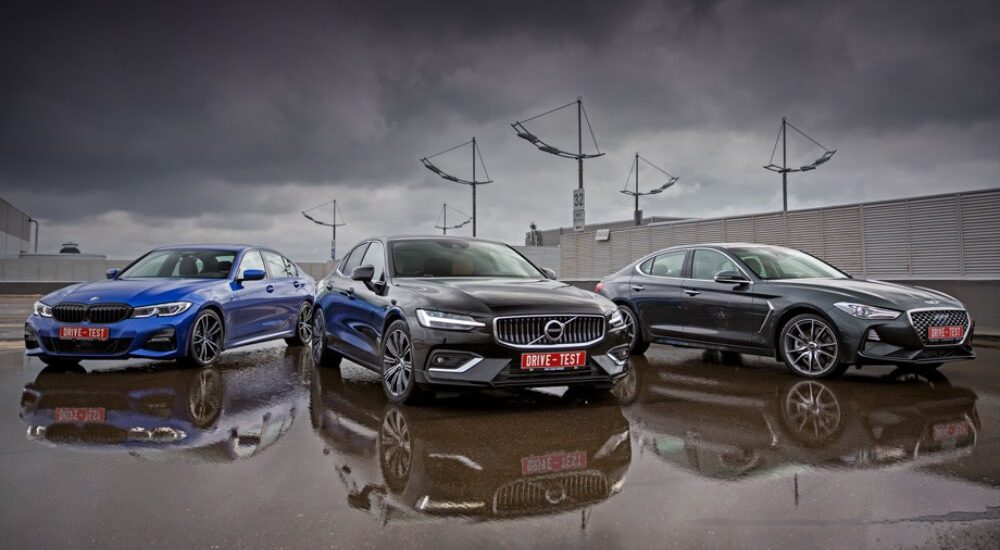 Помещаем Volvo S60 между седанами BMW 320d и Genesis G70