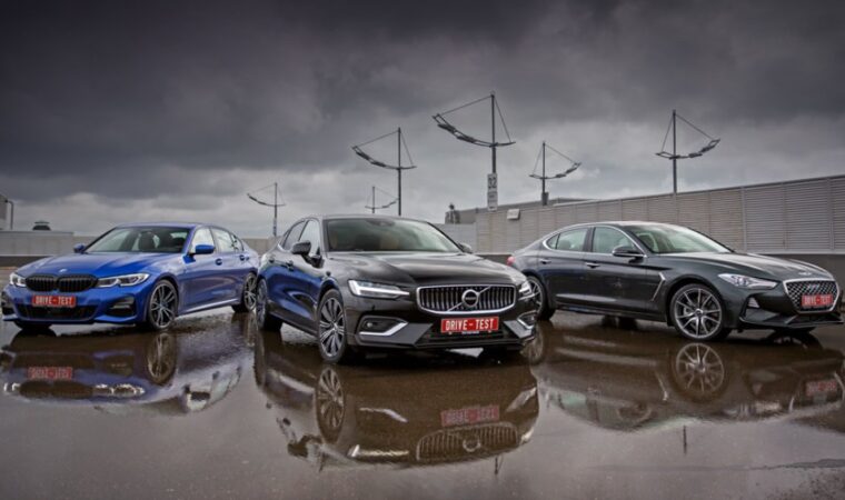 ቮልቮ S60 ከ BMW 320d ከ Genesis G70 ጋር፦ የትኛው መካከለኛ ሴዳን ያሸንፋል?