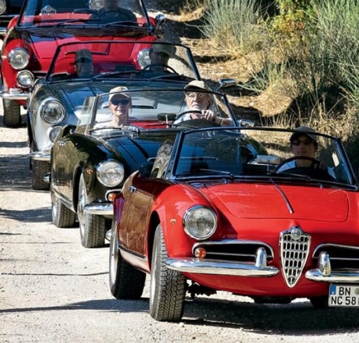 Alfa Romeo – hinter dem nostalgischen Lenkrad
