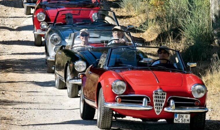Alfa Romeo: Bak við fortíðarþrána — Á ferð um Toskana á Giulietta, Giulia, 2600 og Spider