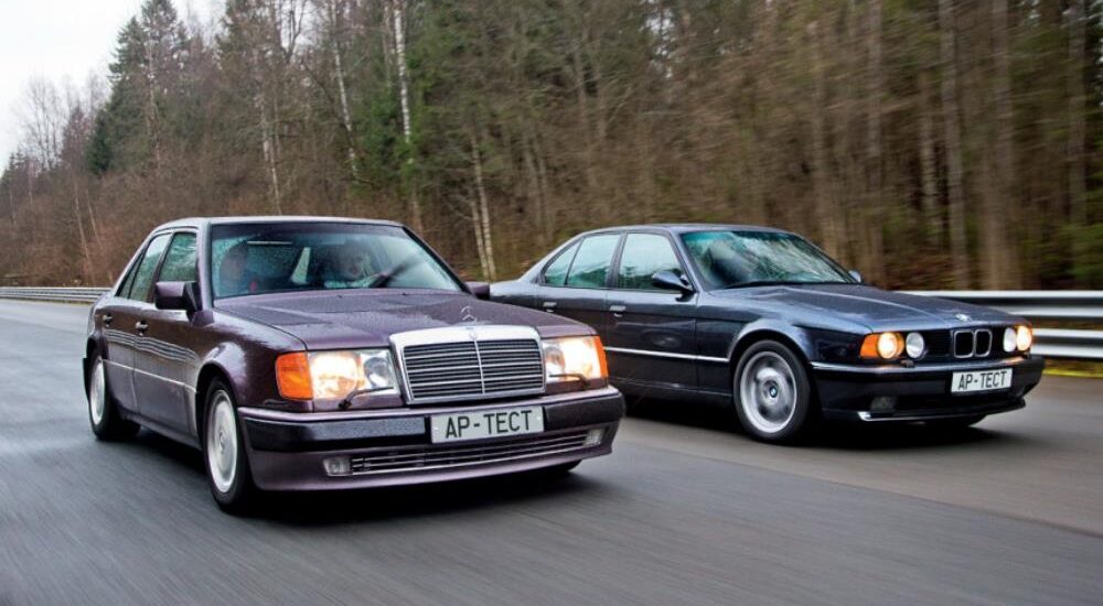 Leyendas de la pista revisitadas: BMW M5 y Mercedes-Benz 500 E