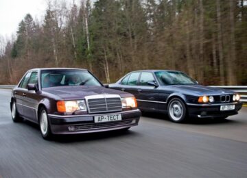 Leyendas de pista revisitadas: BMW M5 y Mercedes-Benz 500 E