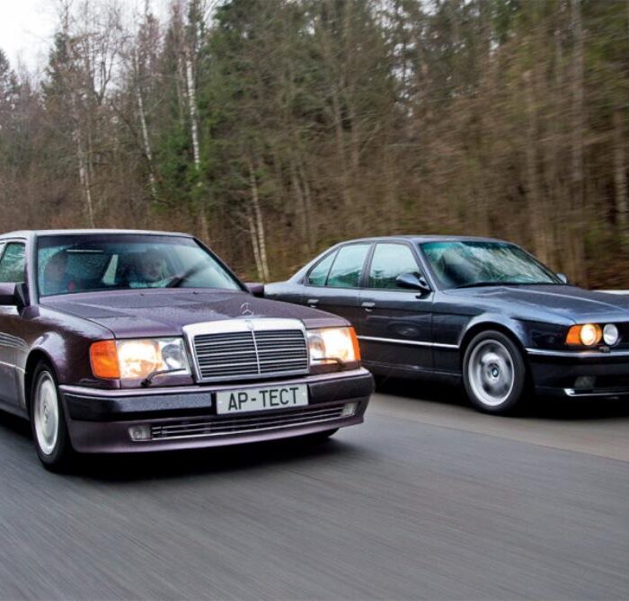 Перегляд легенд треку: BMW M5 і Mercedes-Benz 500 E