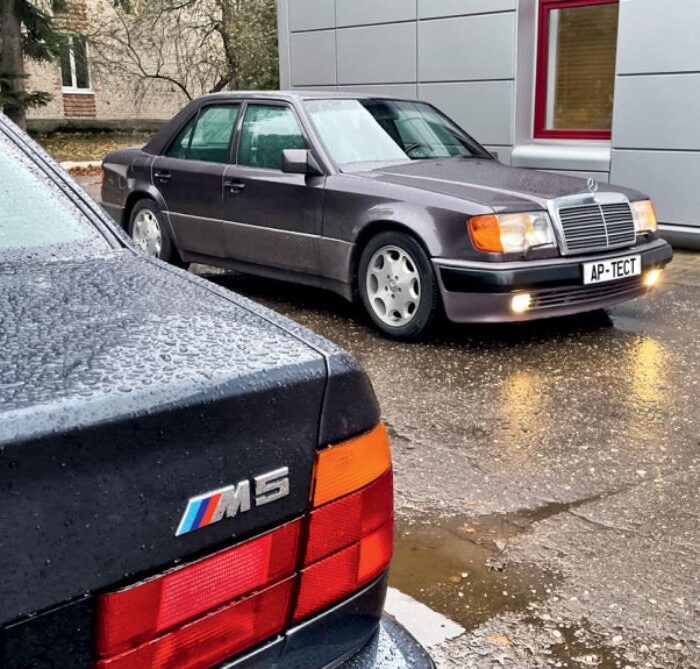 BMW M5 e Mercedes-Benz 500 E: a rivalidade que redefiniu os sedãs de desempenho