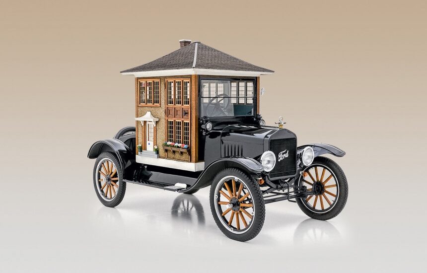 A Nostalgic Drive into the Past: The 1922 Ford Model T Gingerbread House