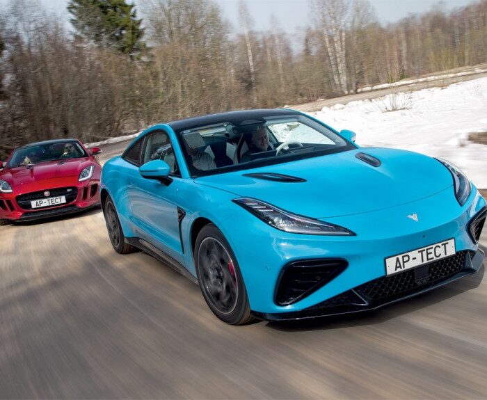 Electric Meets Classic: Testing the Neta GT Against the Jaguar F-Type