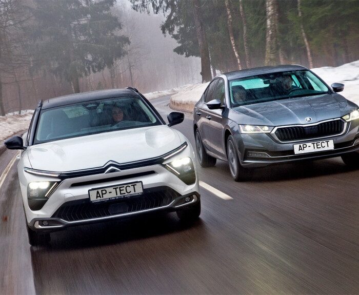 Liftbacks on Test: Citroen C5 X vs. Skoda Octavia