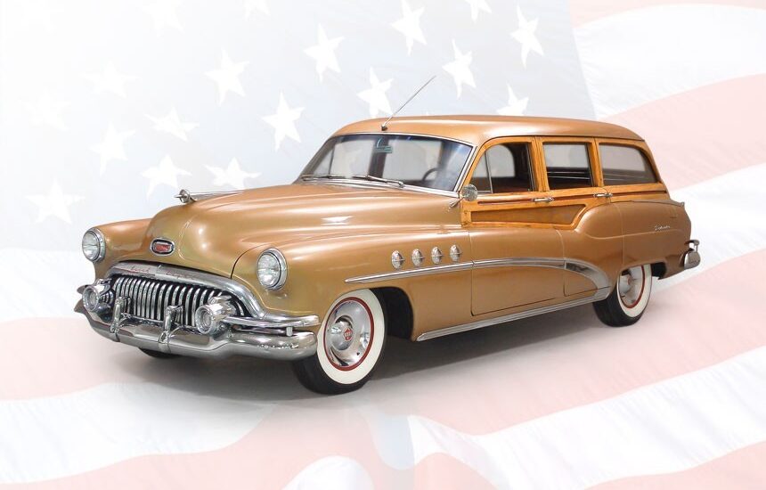 The Ionic Buick: A Glimpse into the 1952 Roadmaster with a Wooden Bod