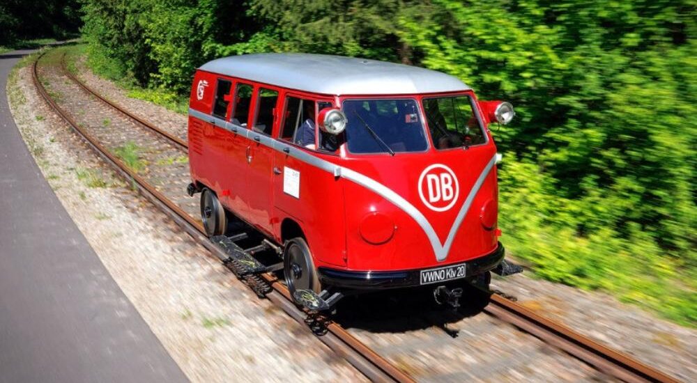 Choo-Choo Bulli: 1955 VW Transporter Hits the Rails Again in Germany