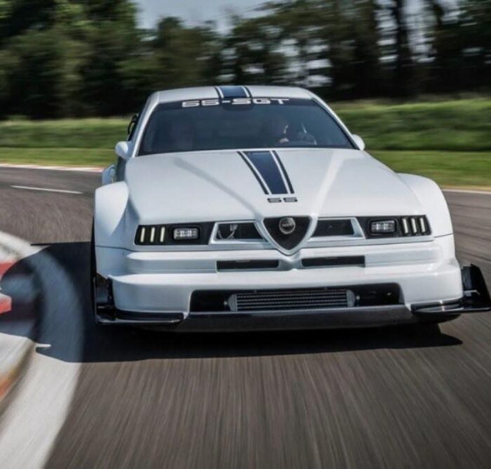 Alfa Romeo Giulia Reimagined as a Retro DTM Racing Machine