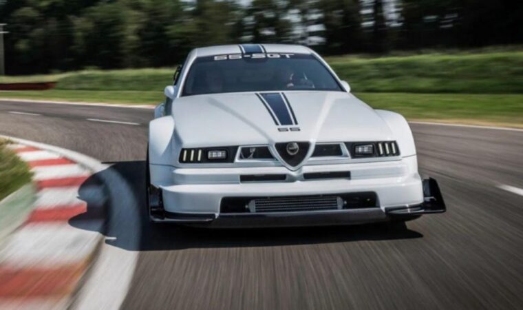Alfa Romeo Giulia Reimagined as a Retro DTM Racing Machine
